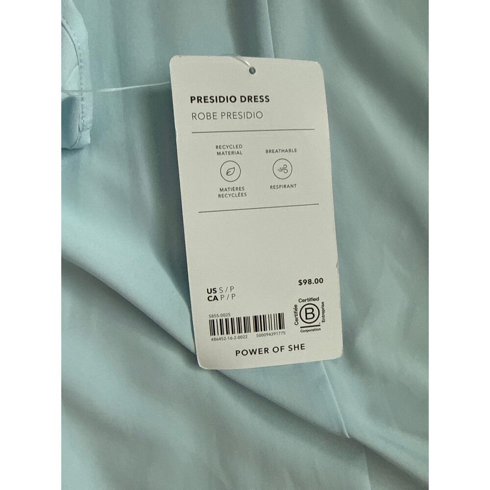 Athleta Presidio Traveler Maxi Dress Light Blue Size Small - Picture 9 of 9